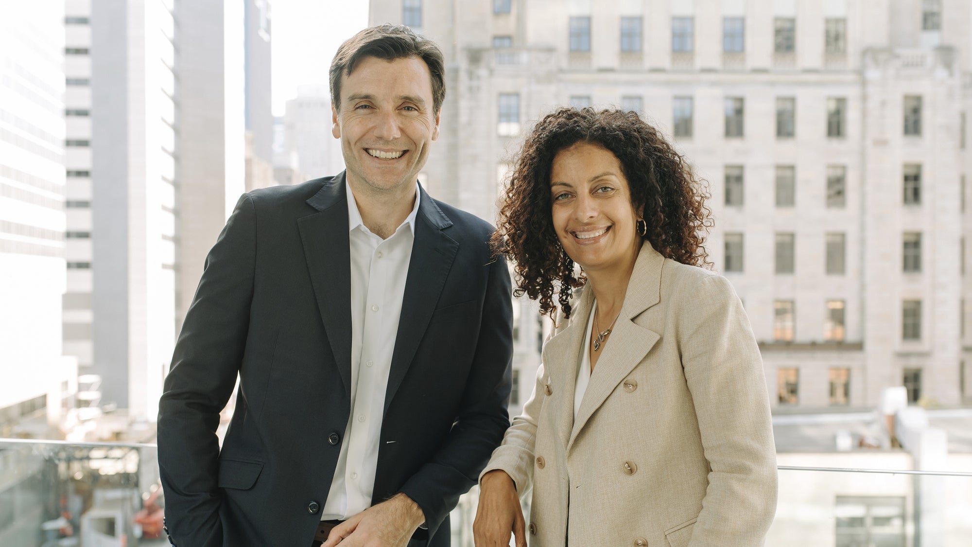 Dominique Anglade et Luciano Barin Cruz