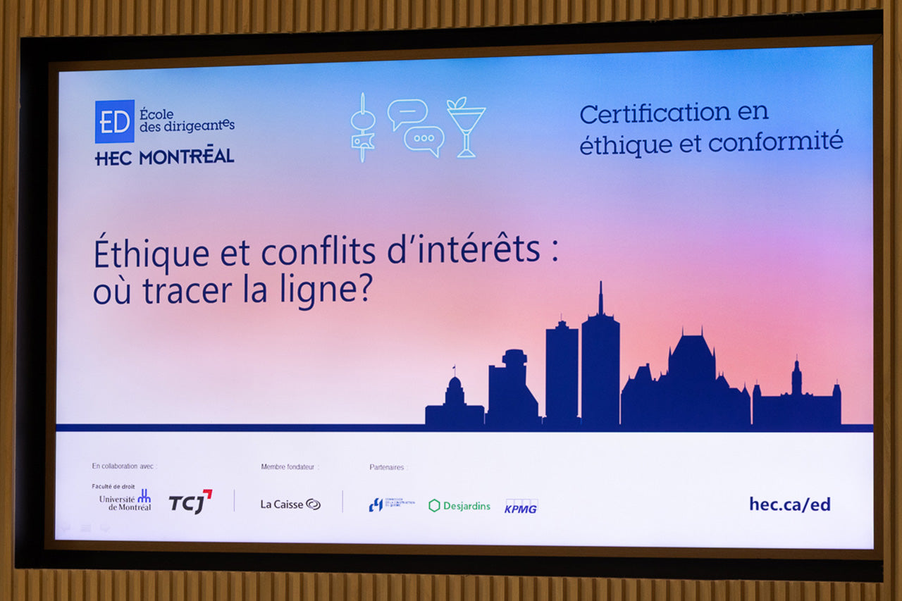 Éthique, déontologie et conflits d’intérêts